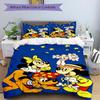 3pcs Mickey Minnie Pluto Quilt Set Soft and Comfortable Bedroom, Guest Room and Dorm Decor Bedding Set Q052