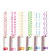 6Pcs/Set Flowers Line Shaped Colored Highlighter Pen Set Line Shaped Marker  School Supplies