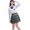 Sailor Suit Cosplay Uniform High School Girl Set Skirt School Uniform Long Sleeve Fancy Dress JK Skirt Stockings School Festival Costume Bow Cute