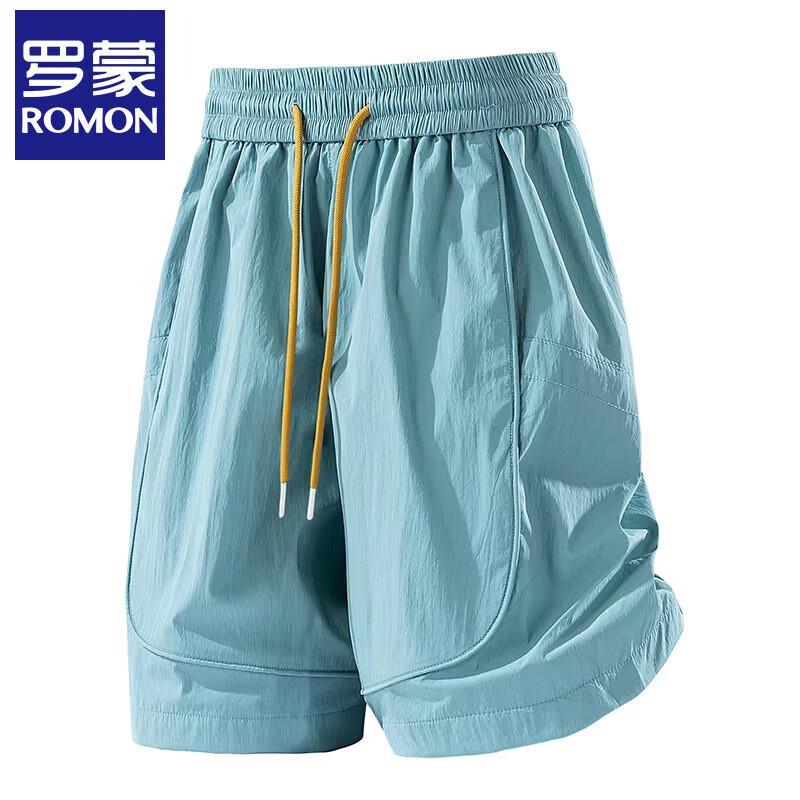 Luomeng Unisex Ice Silk Quick-Dry Shorts M