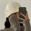 Bow Bowknot Knitted Hat Warm Cap Winter Cap Cute Bucket Hat  Girls