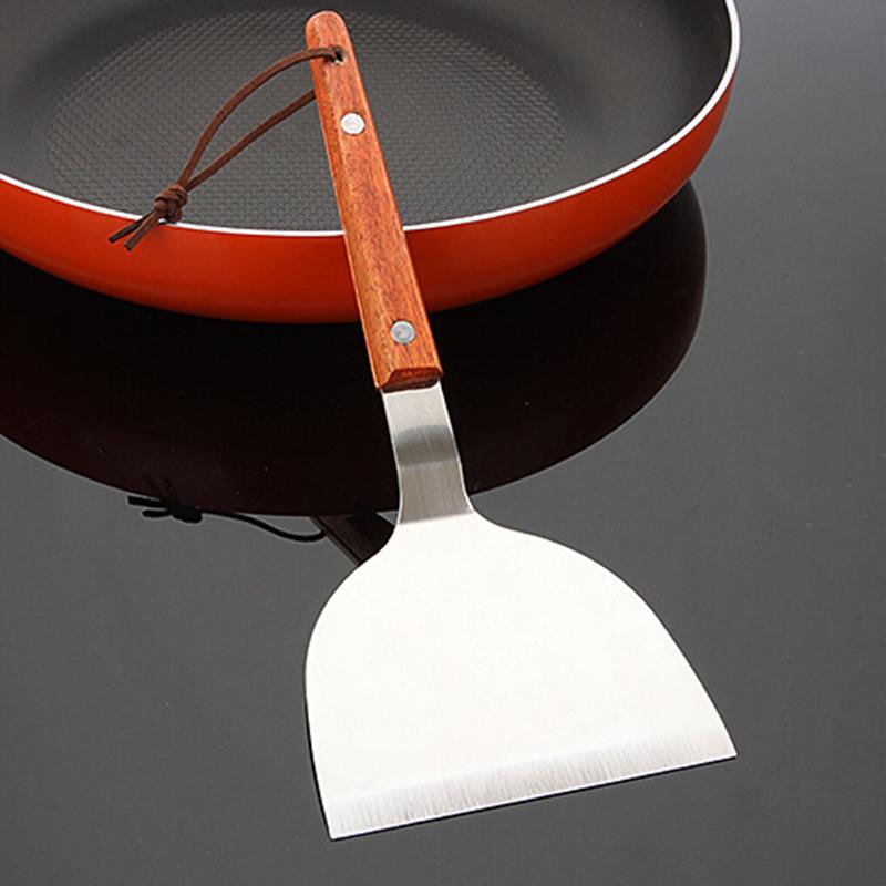 24.3*10.6CM Flipper Spatula Japanese Steak Pancake Cooking Kitchen Baking Pizza Wood Handle Utensils Scoop Transfer