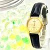 SEIKO Exceline Watch Gold 190378 New Strap New Battery Ladies' 2J41-0040