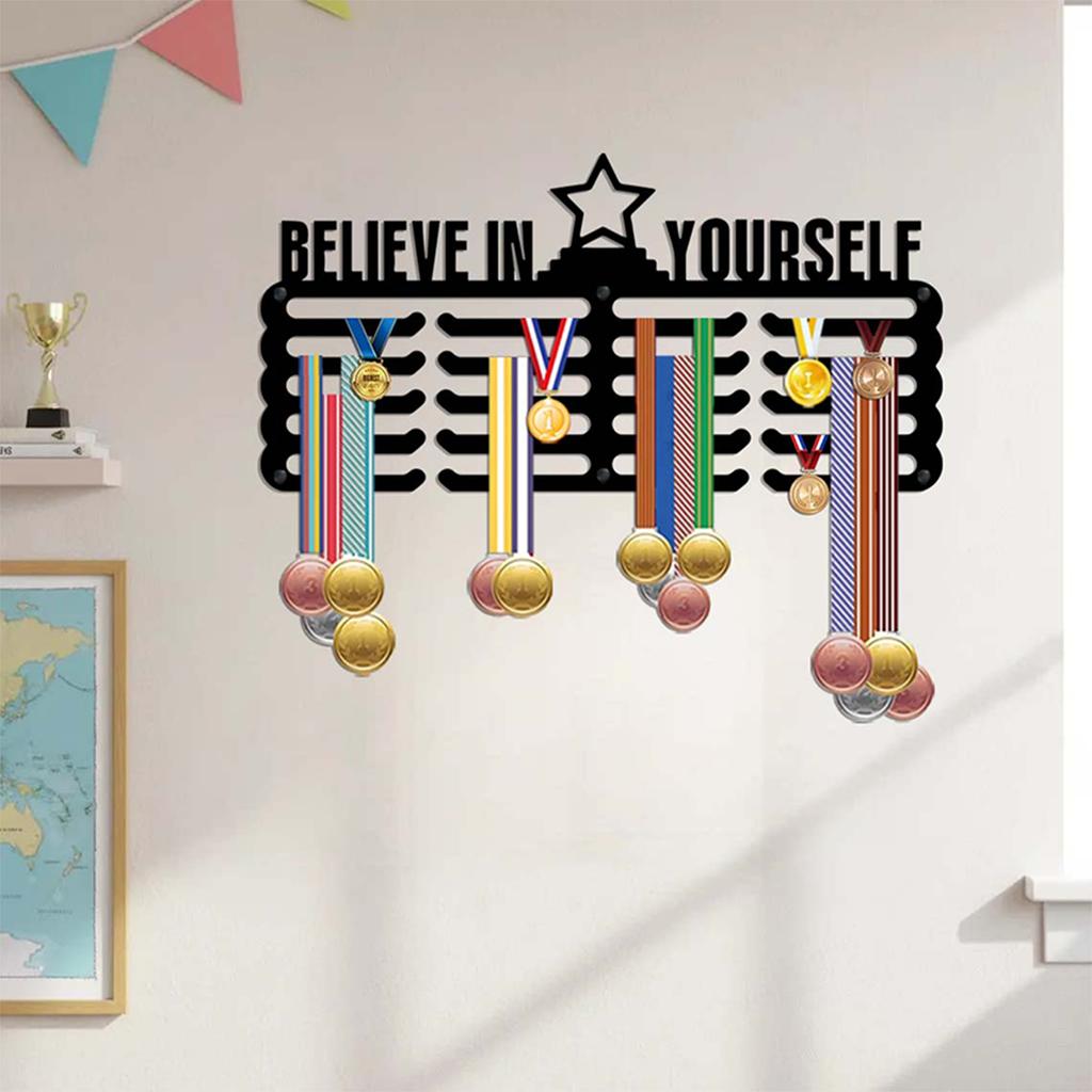 Decorative Wall Mounted Rack for Displaying Awards, Medals and Trophies