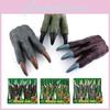 Colorful Soft Rubber Dinosaur Hand Puppet Set For Kids Perfect For Halloween Fun
