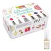 Set 6 Edelstahl-Spritzbeutelaufsätze und Einwegspritzbeutel + 1 goldener Glitzerpuder