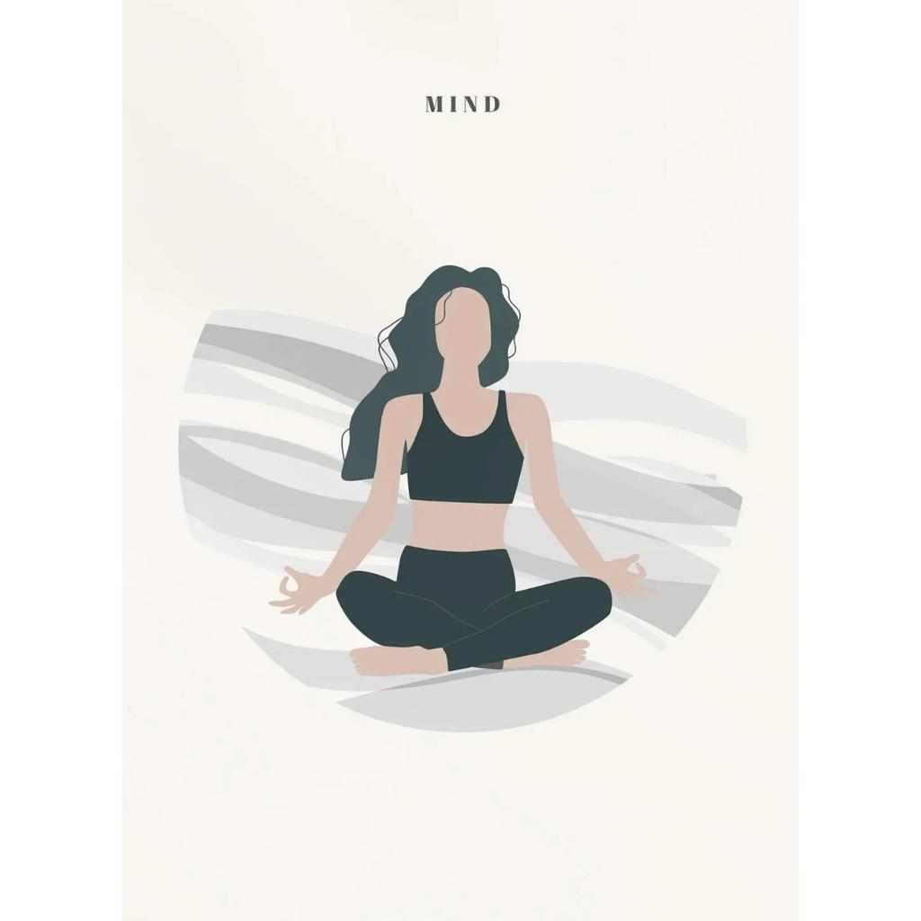 Yoga Liebhaber Posen Verschiedene Professionelle Bewegungen Kaffee Katze Poster Druck Wandkunst Bilder Leinwand Malerei Zimmer Heimdekor