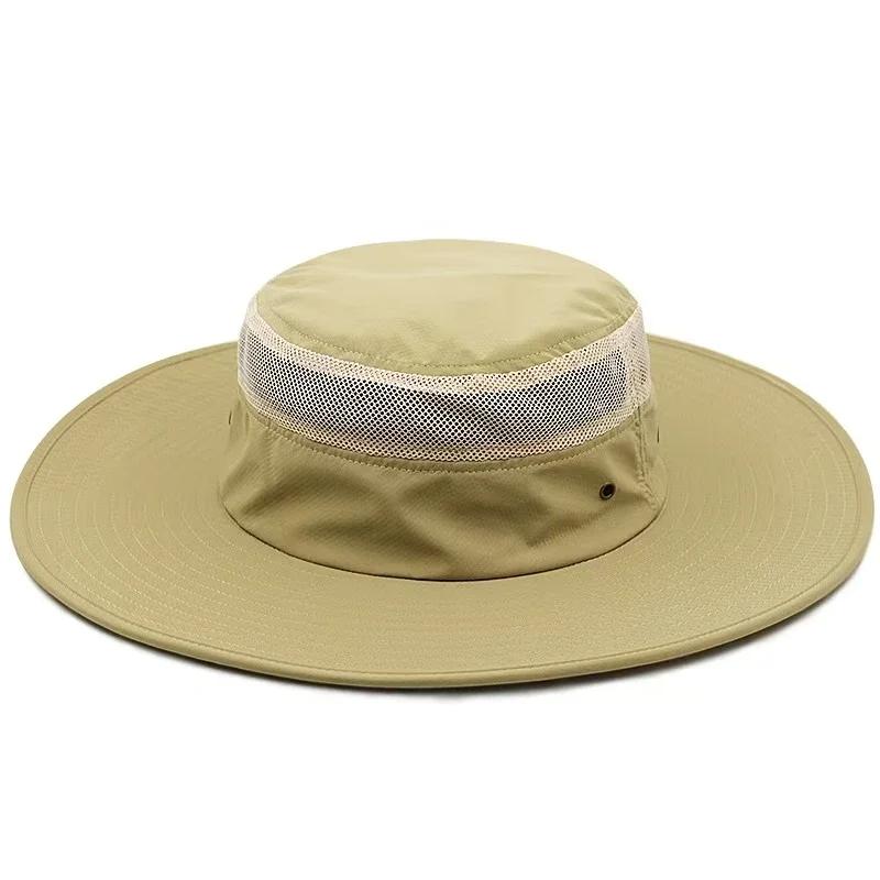 2025  Plus Size Sun Hat Adult Summer Outdoor Mountaineering Panama Outdoor Fisherman Hat Man Big Size Bucket Hat 56-60cm 60-64cm