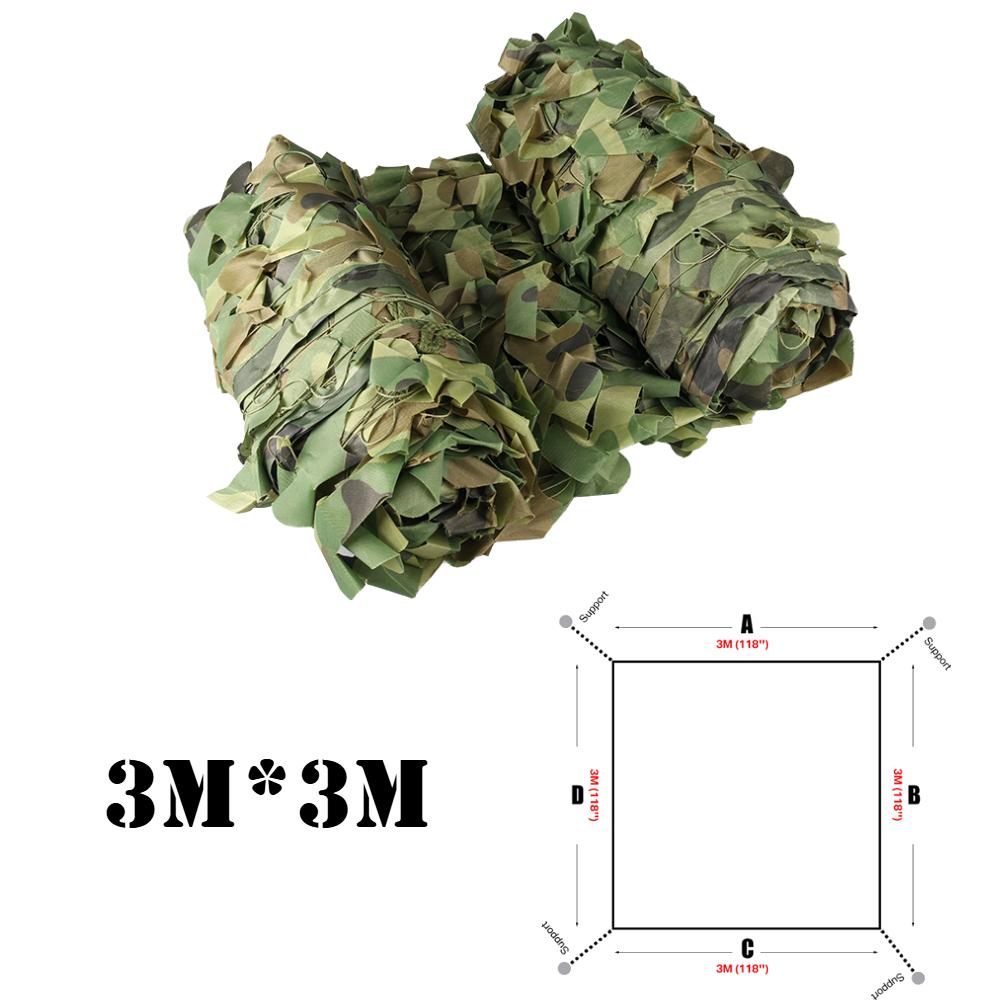 Camouflage Netting Outdoor Camping Sunshade Mesh Camo Net for Garden Buildings Fencing Trellis Covers Privacy Cloth Sun Shelter