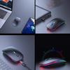 Rechargeable Wireless Mouse Bluetooth-compatible 2.4GHz Dual Modes Computer Mice with Nano Receiver for PC Laptop Macbook