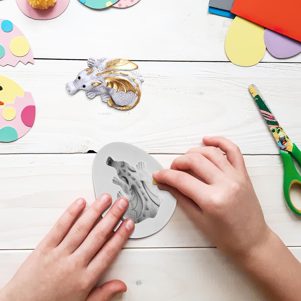 Ostern Dinosaurier Form Interessant Silikon Form Fondant Kuchen Schokolade Form Kreative Backen Werkzeug kuchen formen