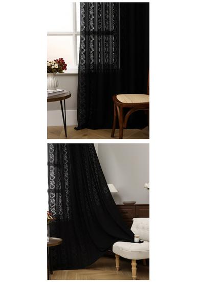 Translucent Lace Curtains: Light-Filtering Privacy for Bedroom & Living Room