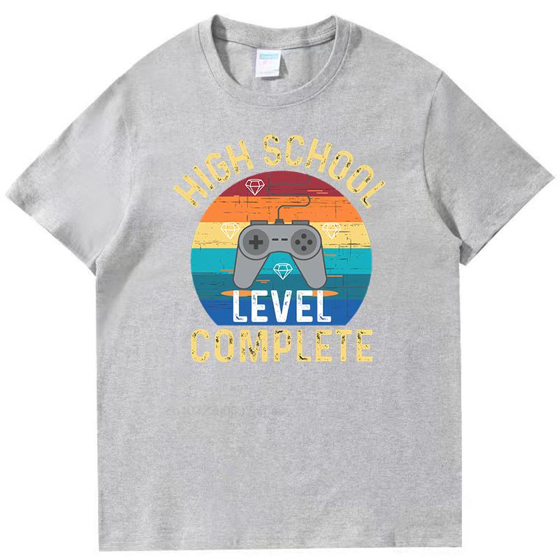 High School Level Complete Gamer Tshirt Summer Tops Tshirt New Arrival Goods New Shirts And Tshirts Cotton Mens Tshirts