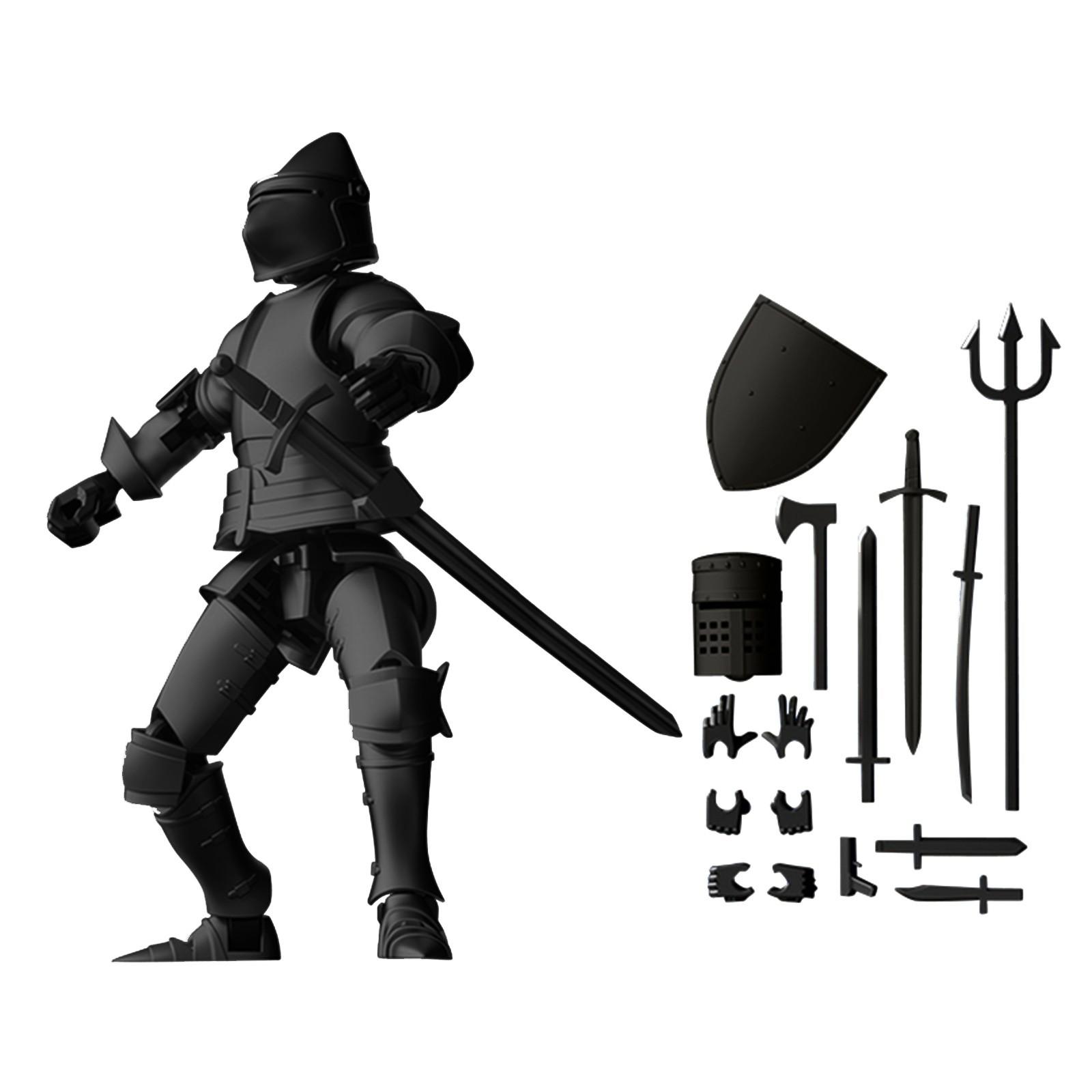 

Четыре магнита шарнир подвижная 3D печатная кукла игрушка, креативный декомпрессионный настольный орнамент One Size