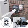 Hvac Wall Penetration & Line-Set Cover Kit Split System Adjustable Indoor/Outdoor Ac Line Set Sleeve, Water Butt Connector Kit