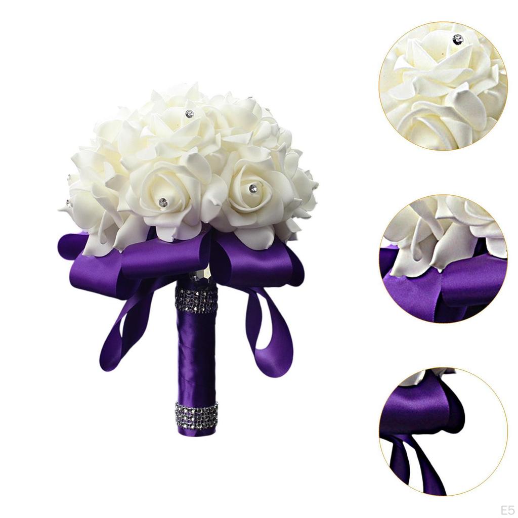 Artificial Flower Arrangement for Bride Wedding Bouquets Tossing Bouquet Events