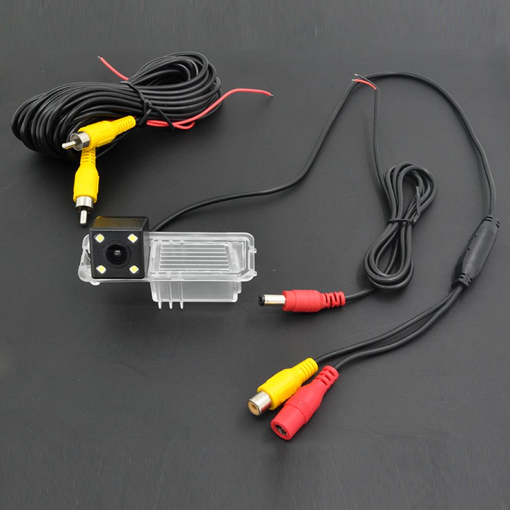 CCD Car CCD 4 LED Night Reverse Rearview Camera For VW Polo V (6R) Golf 6 VI Passat CC Magotan