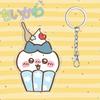 Cute Chiikawa 6cm Nanka Chiisakute Kawaii Yatsu Keychain Usagi School Bag Decorate Kawaii Keyring Anime Acrylic Holiday Gifts