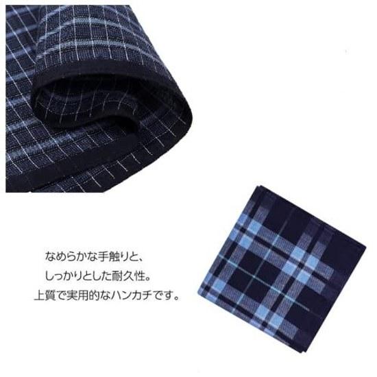 Handkerchief Mens 100 Cotton Businessman Gentlemans Fathers Day Gift Commuting Business Everyday Use Selectable Set 4 5 6 (Set 4)