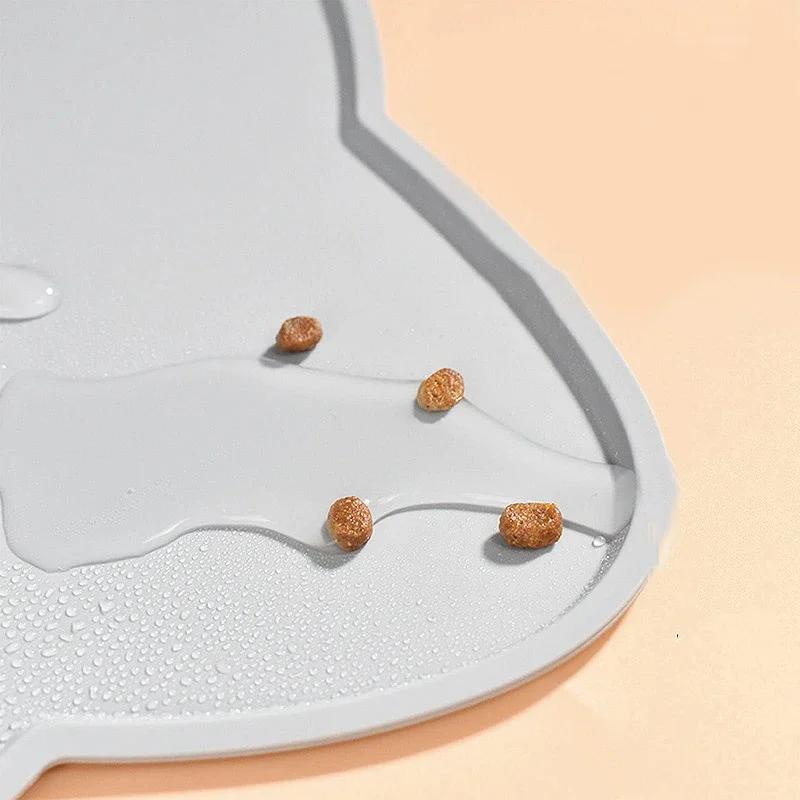 Silica Gel Dog Accessories Pet Feeding Dog and Cats Bowl Food Mat Puppy Feeder Tray Water Mat Feeding & Watering Supplies Home