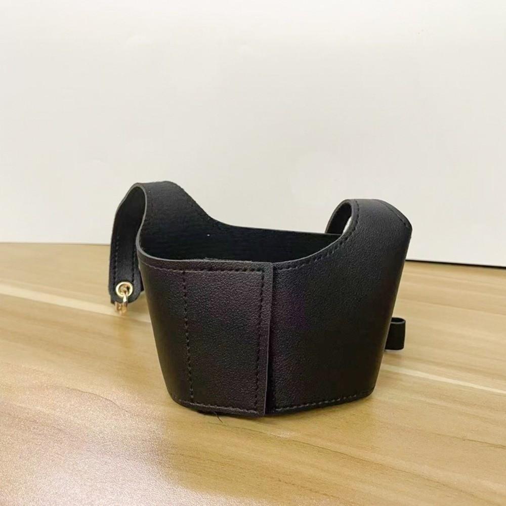 Insulating Function Cup Holder PU Water Bottle Sleeve Daily Leather Cup Cover  Coffee Cups