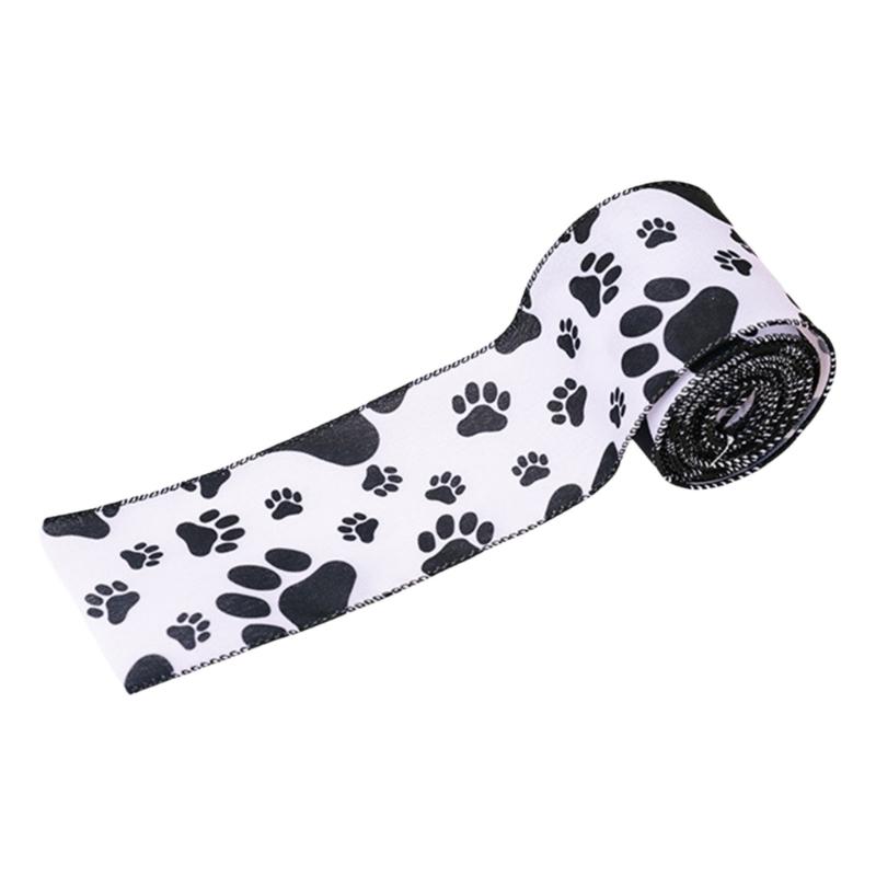 Decorative Dog Paw Ribbon Wrapping Rope Perfect for Crafts 4.55m/Roll Ribbon