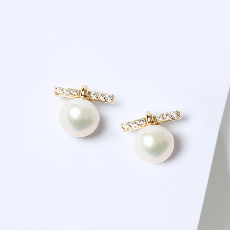 

[Bijouholic] Silver 925 Freshwater Pearl Earrings