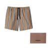 Burberry Striped Check Print Swim Shorts 80843201