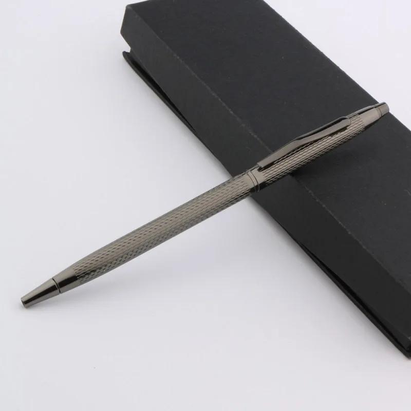 Luxe hoge kwaliteit Twist Wave patroon tekeninkt METAL Balpen Kantoorbenodigdheden schoolbenodigdheden nieuw