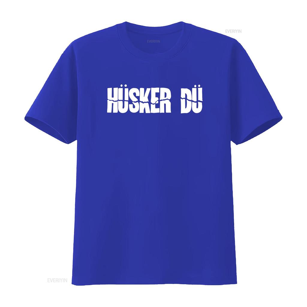 Husker Du Rock Band Print T Shirt for Men Stylish and Comfortable Music vintage Washed streetwear fashion Casual Slightly