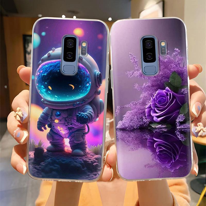 For Samsung Galaxy S9 Plus Phone Case Pretty Butterfly Pattern Soft Slim TPU Clear Silicone Cover For Samsung Galaxy S9 S9+ S 9