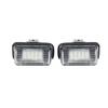2PCS For Peugeot 206 207 307 308 407 5008 Partner Citroen C3 C4 C5 Xsara Picasso LED Number License Plate Lamp Light