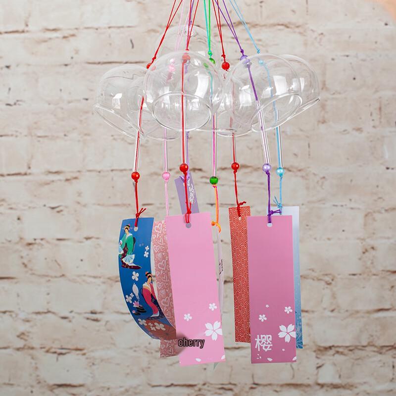 Creative Random Color Wind Chime Ornaments Set