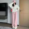 Casual Pants Children's Spring and Autumn New High Waist Drape Loose Straight Wide Leg Trousers