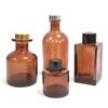 6x 250 ml Round Antique Reed Diffuser Bottle – Amber