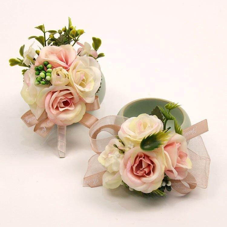 

Wedding Supplies Wedding Floral Simulation Flowers Business Celebration Opening Guest Corsage Corsage Hand Flower