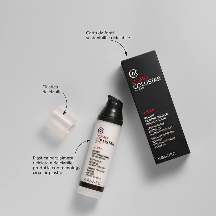 Crème Contour Des Yeux - COLLISTAR - K28524 - 80ml - Nourrissante - Pour Hommes