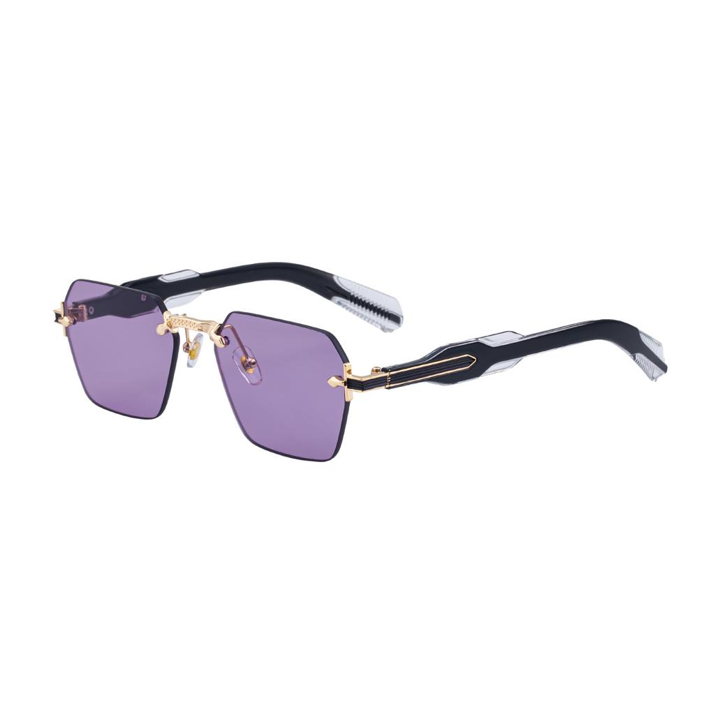 UV Protected Comfortable Durable High Quality Retro Trendy High End Designer Style No Rim Female For Both Male Sun Glasses