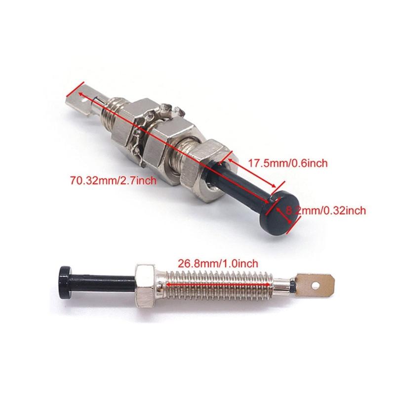 Interrupteurs de lumière de porte de voiture universels réglables Alarme de coffre Sécurité Interrupteurs de capot Contrôle pratique Sécurité améliorée