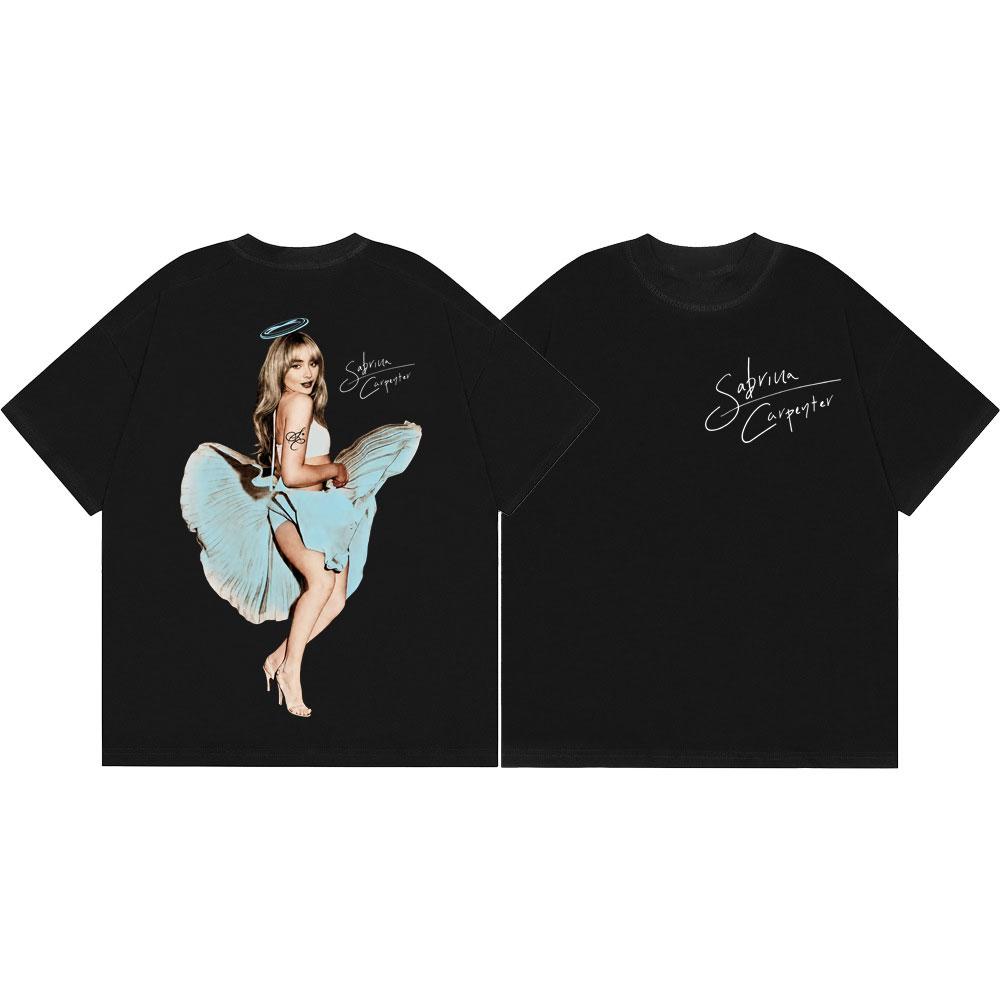 Singer Sabrina Carpenter Graphic T Shirts Men Women Clothing Fashion Aesthetic T-shirts Summer Casual Loose Short Sleeve T-shirt 4XL