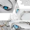 Bracelet Elegant Skin-friendly Rhinestone Fashion Bracelet Bangle for Dating