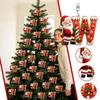 26 Letter Christmas Ornaments Set, 2D Hanging Decorations, 0.33 Thick