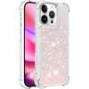 Case for iPhone 16 Pro Max Case Glitter Cute Bling Love Quicksand Clear Soft TPU Girls Women Stylish Bumper Shockproof Protective Cover for iPhone 16