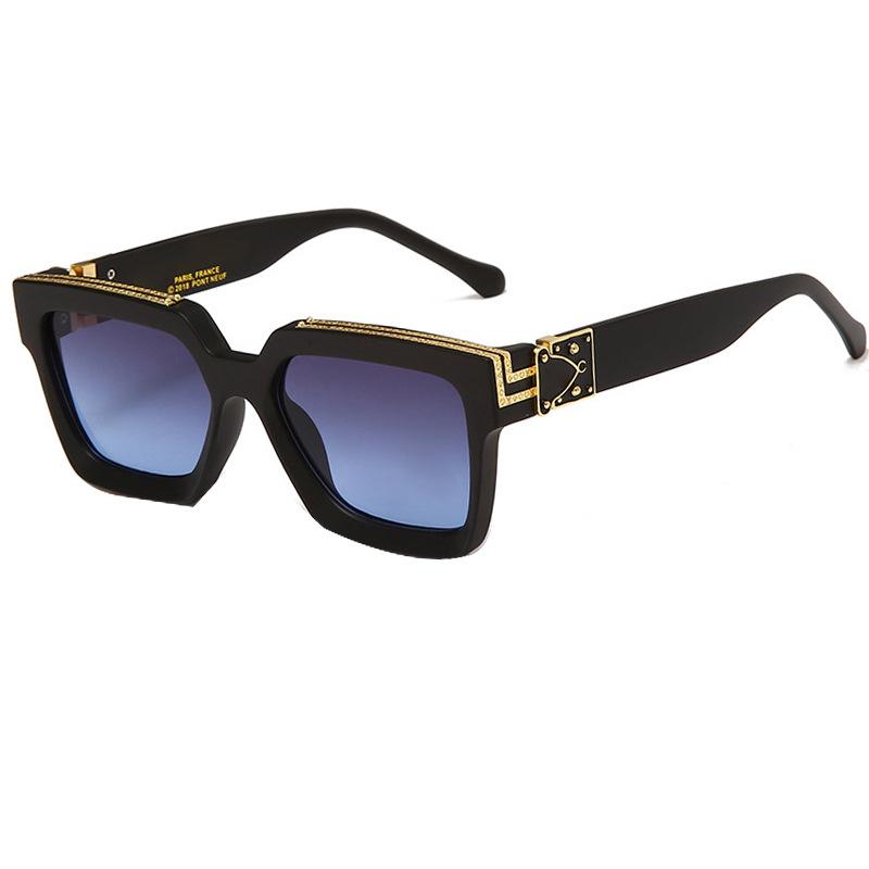 New Large Frame Square Sunglasses Women's Brand Designer Fashion Sun Glasses Men's Outdoor Driving Eyewear UV400