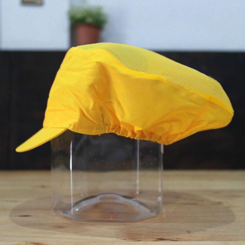 Washable Chef Hat Dust-proof Cooking Hygienic Cap Food Service Hair Nets Cap Canteen Catering