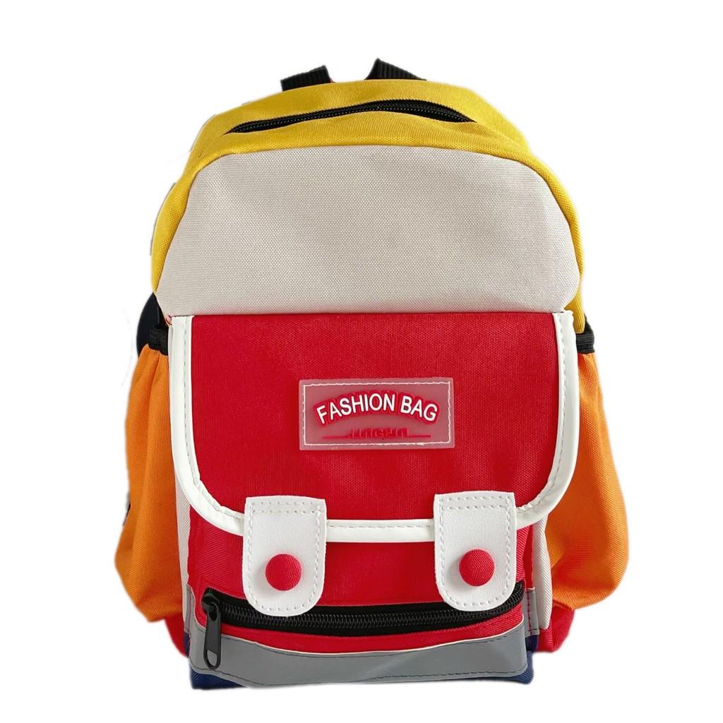 With Toddler Backpack Color Collision Design Polyester Fiber Texture Daily For