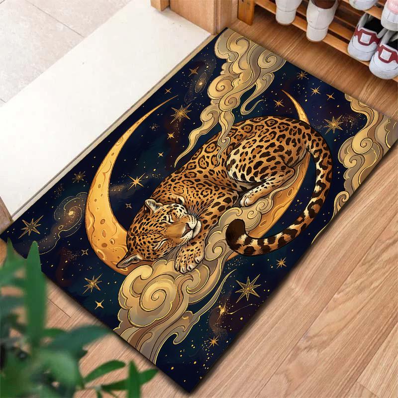 Moon animal cloud Pattern Square Carpet,Area Rug,Carpet Rug for Living Room Bedroom Sofa Playroom Decor,Non-slip Floor Mat,Holiday Birthday Gifts