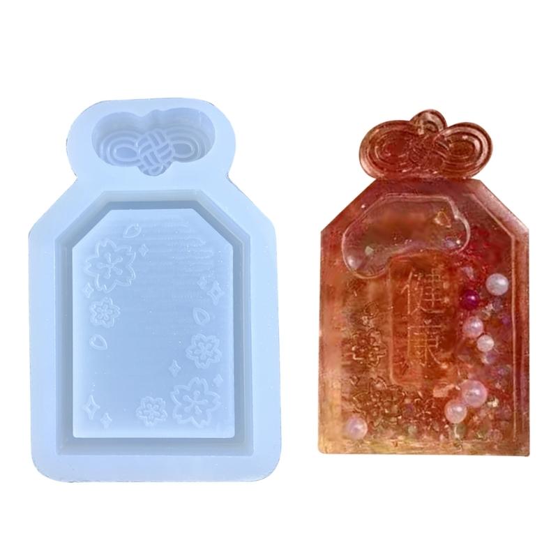 Resin Shaker Molds Silicone Resin Casting Molds Epoxy Quicksand Molds for DIY Pendant Charms Jewelry Making Accessories