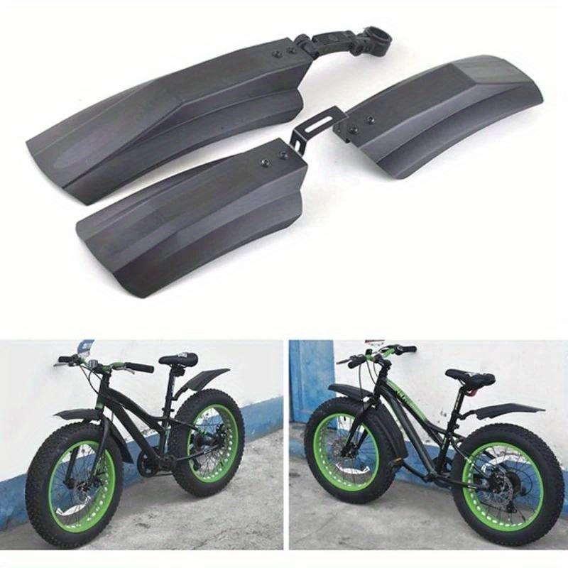 1 Set Snow Bicycle Mountain Bike Front Rear Mud Guard Fenders for Fat Tire Bicycle Fender