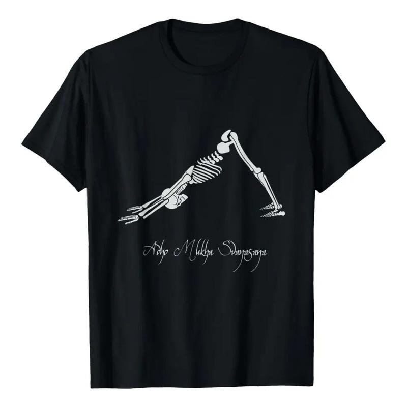 El Esqueleto Humano Hace Que El Yoga Pose De Perro Mirando H S